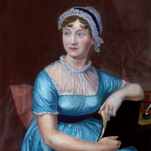 Jane Austen; Steventon,Hampshire,İngiltere doğumlu İngiliz  yazar