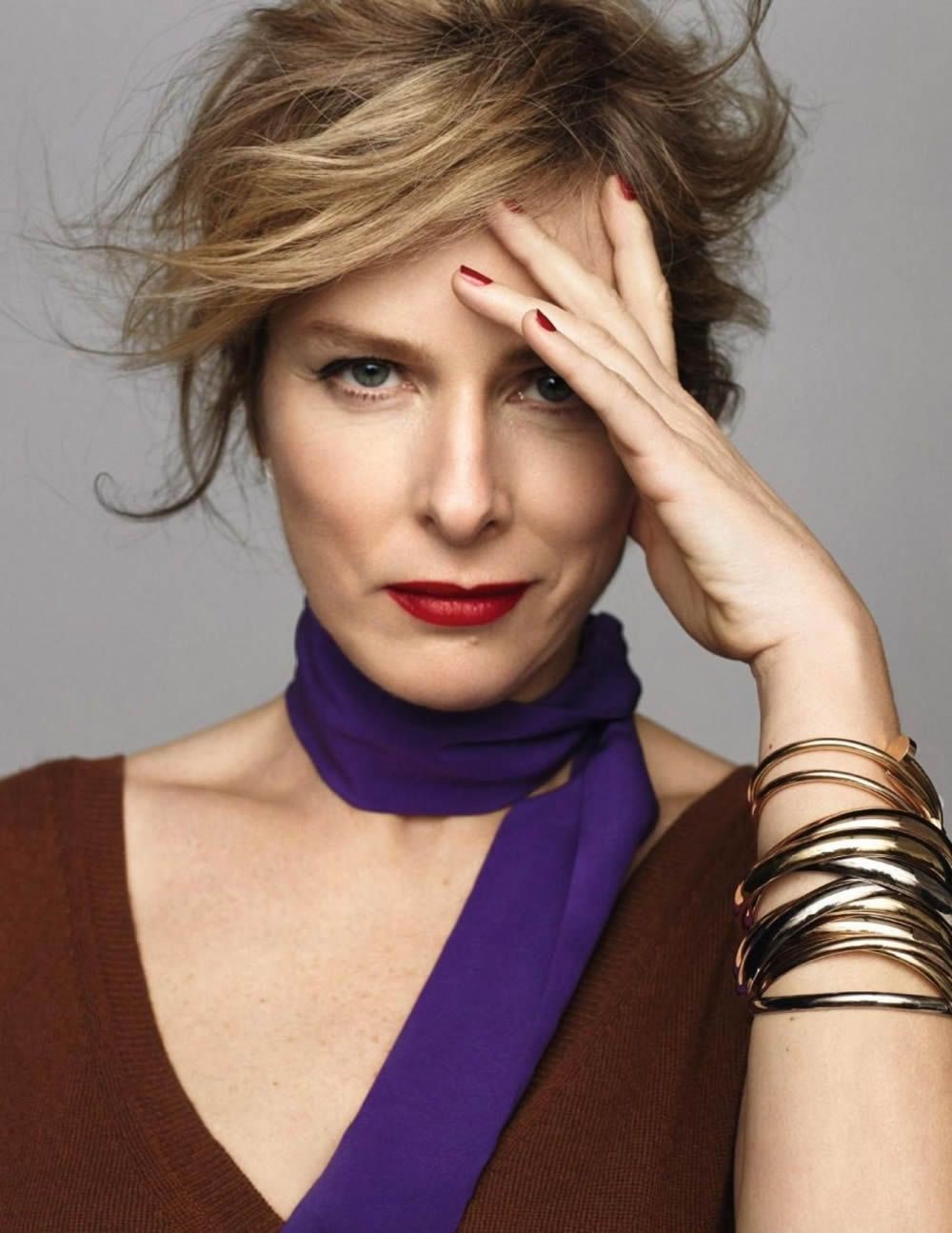 Karin Viard; Rouen, Seine-Maritime, Fransa doğumlu Karine Viard olarak da bilinen Fransız oyuncu