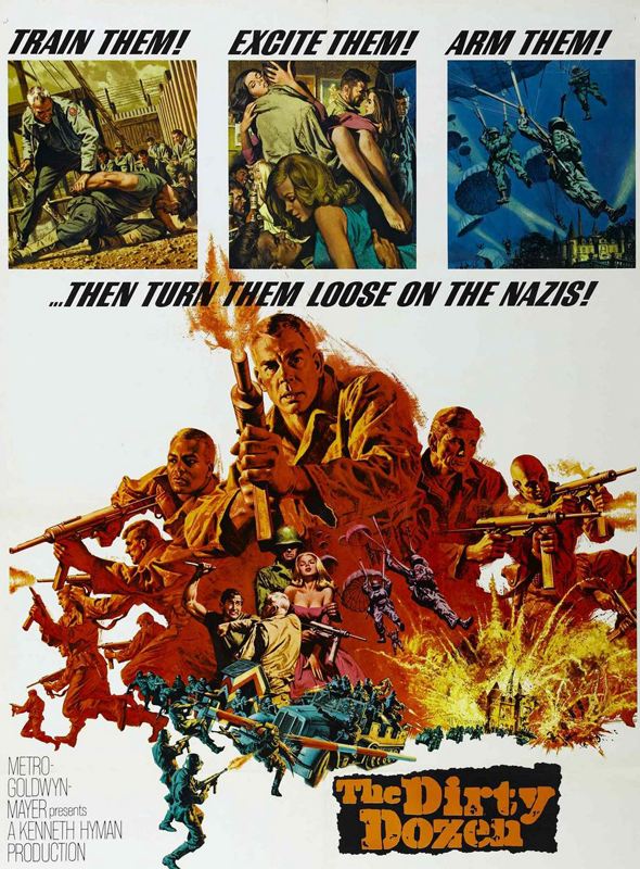 12 Kahraman Haydut; Filmin orijinal adı: The Dirty Dozen