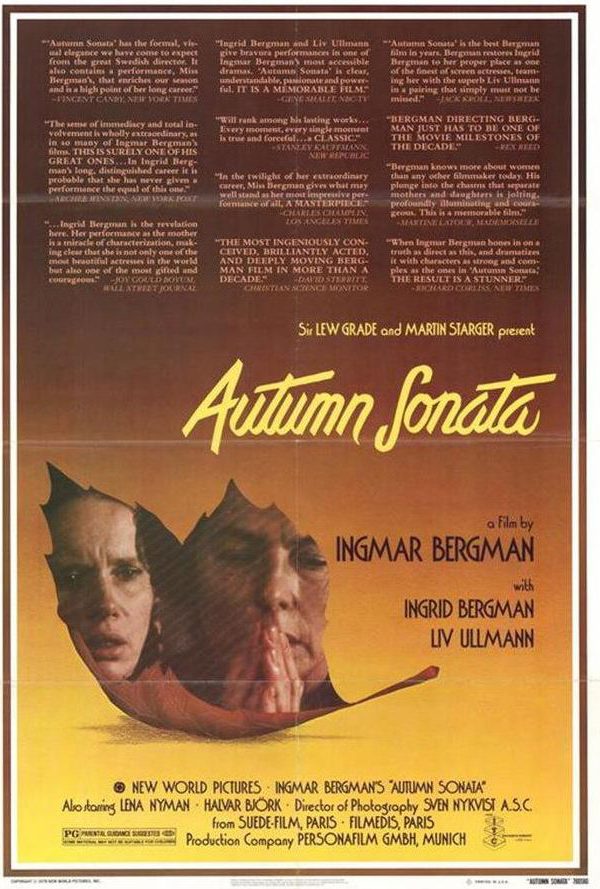 Güz Sonatı; Filmin orijinal adı: Herbstsonat