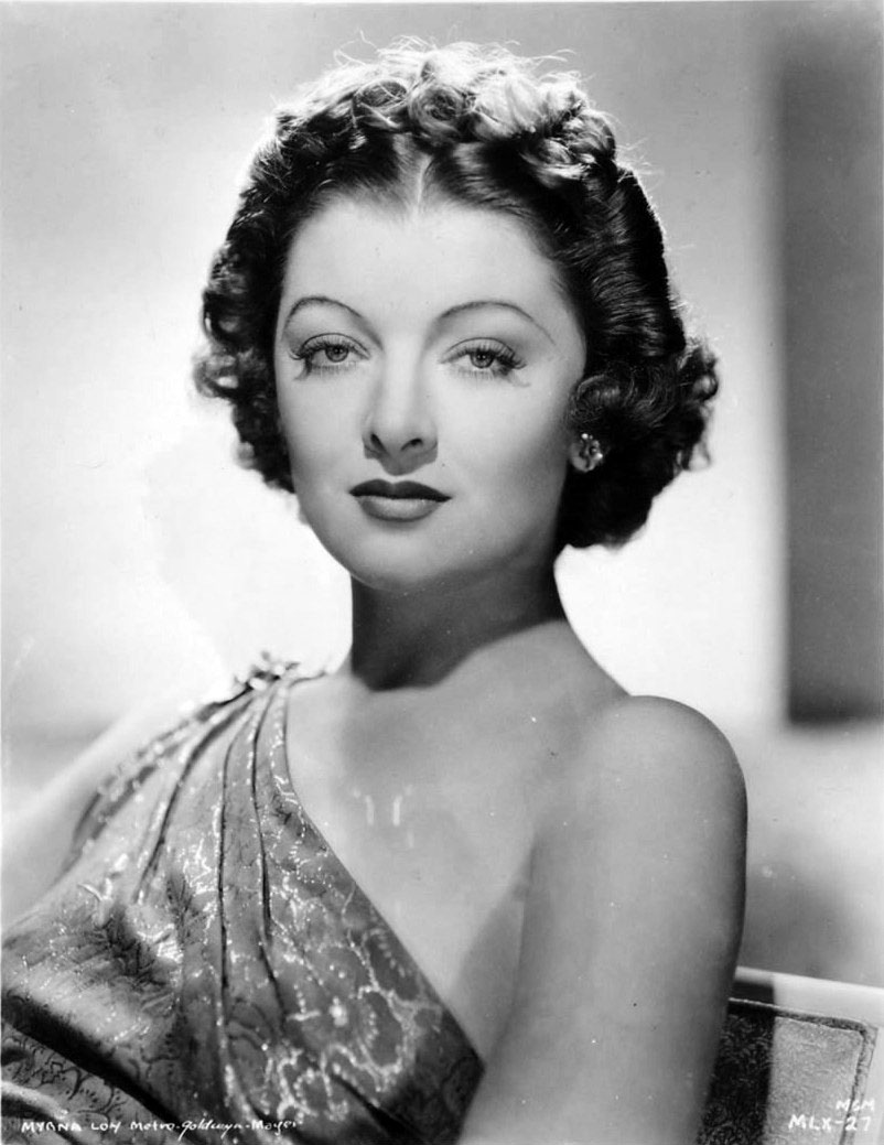 Myrna Loy; Helena, Montana, ABD doğumlu Myrna Williams olarak da bilinen Amerikalı oyuncu