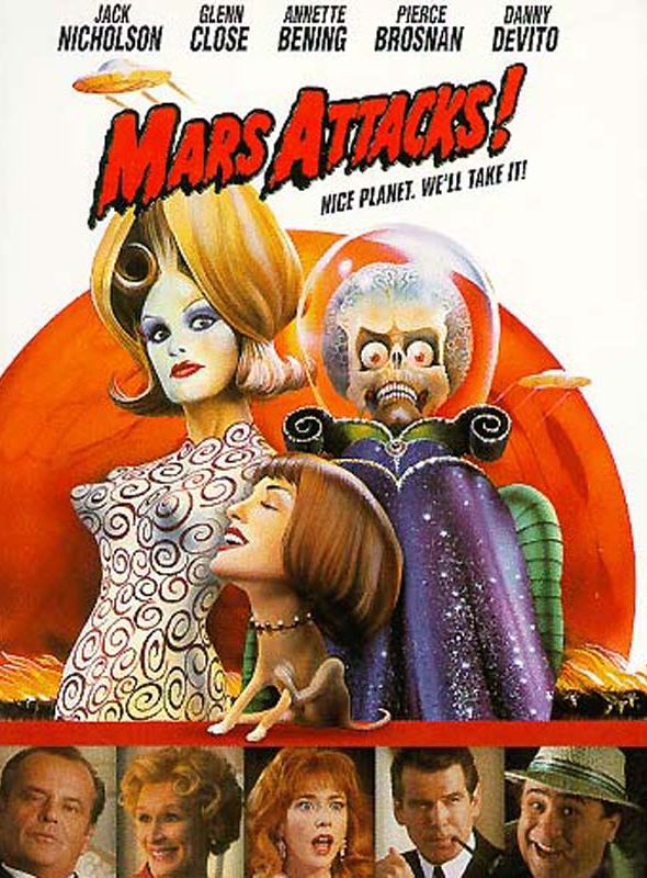 Çılgın Marslılar; Filmin orijinal adı: Mars Attacks!