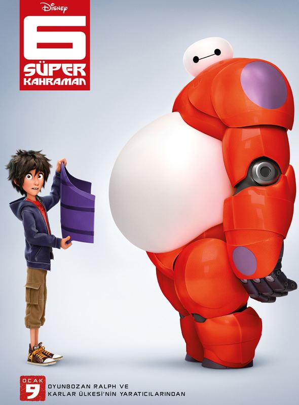 6 Süper Kahraman; Filmin orijinal adı: Big Hero 6