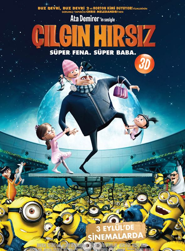 Çılgın Hırsız; Filmin orijinal adı: Despicable Me