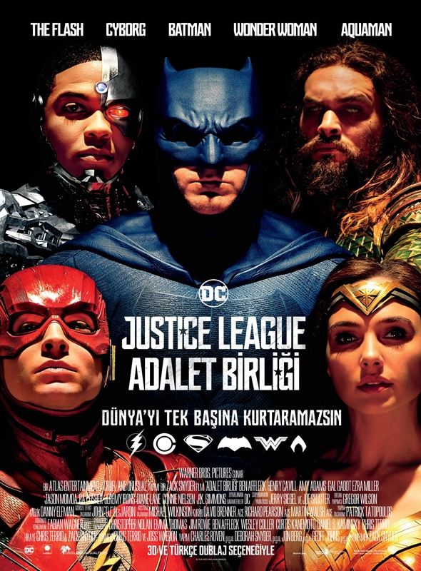 Justice League: Adalet Birliği; Filmin orijinal adı: Justice League