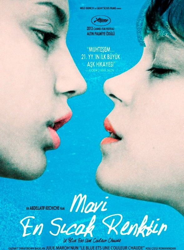 Mavi En Sıcak Renktir; Filmin orijinal adı: La Vie d'Adèle - Chapitres 1 et 2