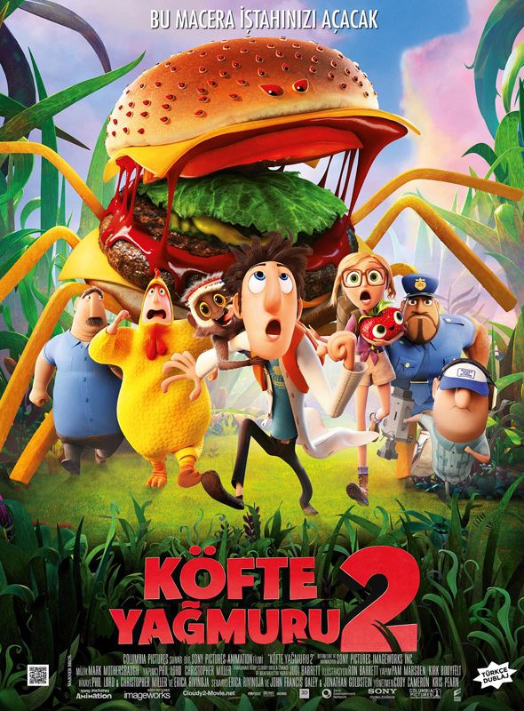 Köfte Yağmuru 2; Filmin orijinal adı: Cloudy With a Chance of Meatballs 2