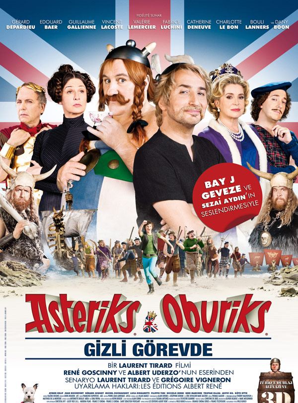 Asteriks ve Oburiks Gizli Görevde; Filmin orijinal adı: Astérix et Obélix : au service de Sa Majesté