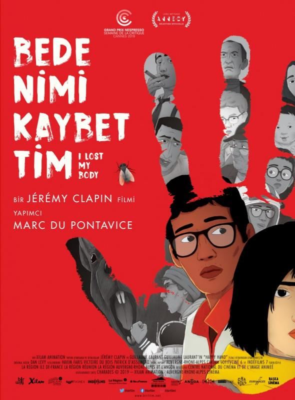 Bedenimi Kaybettim; Filmin orijinal adı: J'ai perdu mon corps