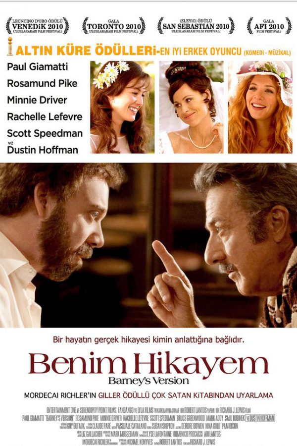 Benim Hikayem; Filmin orijinal adı: Barney's Version