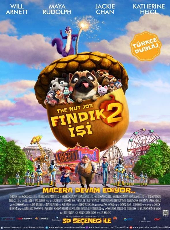 Fındık İşi 2; Filmin orijinal adı: The Nut Job 2: Nutty by Nature