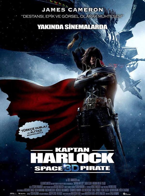 Kaptan Harlock; Filmin orijinal adı: Space Pirate Captain Harlock