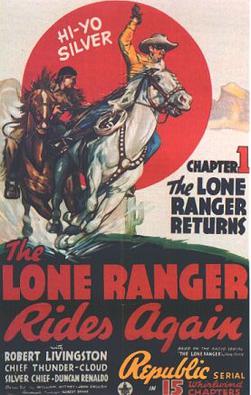 Lone Ranger Rides Again, 1939 yapımı western, film posteri