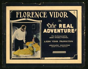 The Real Adventure, 1922, film posteri