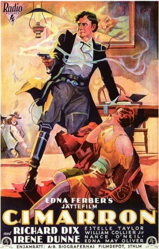 Cimarron filmi, 1931 yapımı, film posteri