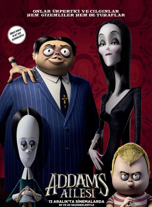 Addams Ailesi, 2019 yapımı, film afişi