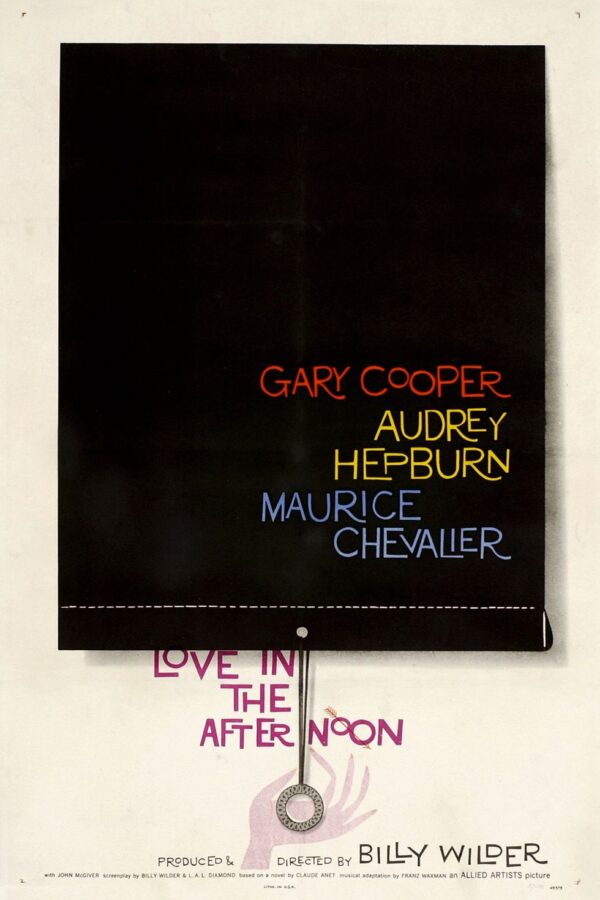 Öğleden Sonra Aşk (1957) Film Posteri