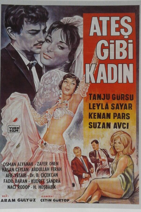 Ateş Gibi Kadın, 1965, Film Posteri