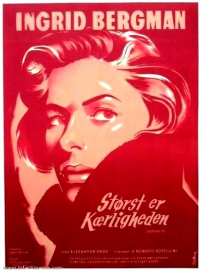 Avrupa '51, 1952, Film Posteri