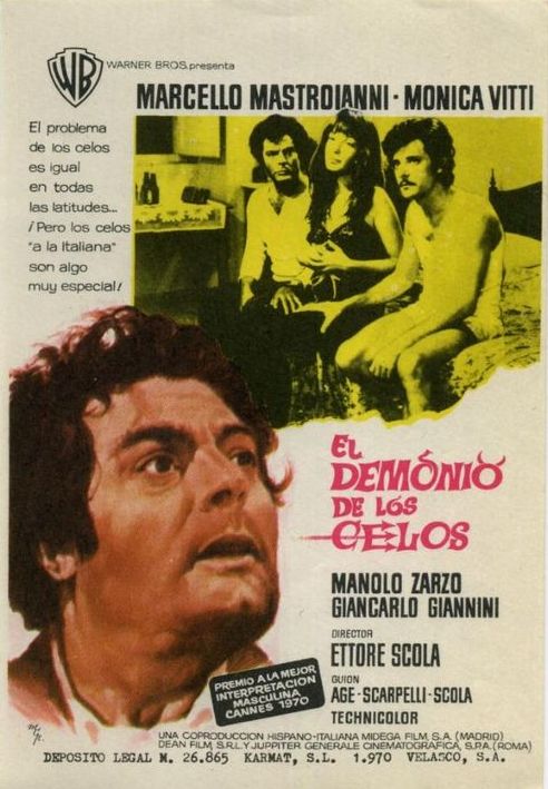 Kıskançlık Draması, 1970, Film Posteri