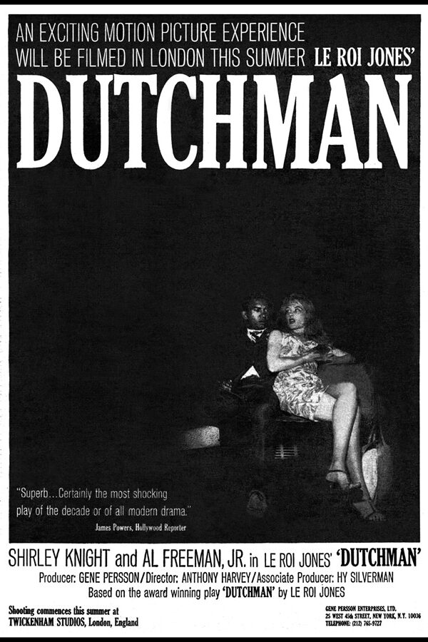 Dutchman, 1966, Film Posteri