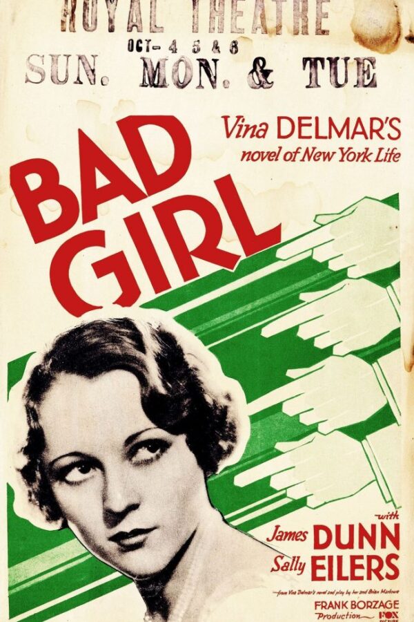 Bad Girl, 1931, Film Posteri