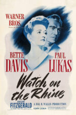 Watch On The Rhine, 1943, Film Posteri